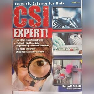 NEW CSI Expert Forensics Science For Kids Book